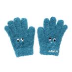 GLAMLIN(GLAMLIN)( Kids ) Junior 5 пальцев вязаный перчатка GKFG TEAL