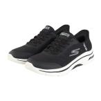 スケッチャーズ(SKECHERS)(レディース)ウォーキングシューズ スリップインズ ゴーウォーク アーチフィット 2.0 ブラック 125319-BKW スニーカー