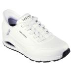 スケッチャーズ(SKECHERS)(メンズ)カジュアルシューズ スリップインズ ウノ イージー エア ホワイト 183005-WHT スニーカー ハンズフリー クッション性