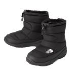 ザ・ノース・フェイス（THE NORTH FACE）（キッズ）ジュニアブーツ ヌプシ ブーティ ウォータープルーフ ブラック NFJ52287 KK カジュアルシューズ防水 保温 雪