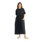 ロキシー(ROXY)(レディース)ESSENCE OF LIFE オーバーサイズロングワンピース 25SPRDR251092BBK