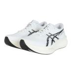 アシックス(ASICS)(メンズ)ランニングシューズ マジックスピード 4 ホワイト ブラック 1011B875.101 スニーカー トレシュ 部活 軽量