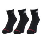  New balance (new balance)( мужской ) носки mid length 3 пара комплект носки LAS55637BK 3 пар комплект 