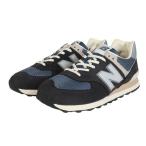 ニューバランス（new balance）（メンズ、レディース）スニーカー スポーツシューズ 574 ブラック グレー U574SGGD カジュアルシューズ スエード