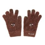 GLAMLIN(GLAMLIN)( женский )5 пальцев вязаный перчатка GFGT BROWN