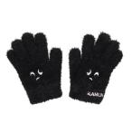 GLAMLIN(GLAMLIN)( Kids ) Junior 5 пальцев вязаный перчатка GKFG BLACK