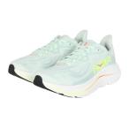 ホカ（HOKA）（レディース）ランニングシューズ ジョギングシューズ クリフトン 10 ワイド グリーン イエロー 1162050-SLSSN スポーツ シューズ
