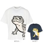 go- slow Caravan (GOSLOWCARAVAN)( мужской ) Leopard geko-IMPACT свободно короткий рукав футболка 361916