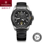 オリジナルCAPプレゼント ビクトリノックス VICTORINOX 公式 I.N.O.X. イノックス クロノ カーボン チタン ブラック 242011 正規品 5年保証 腕時計 メンズ
