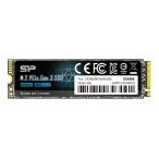 シリコンパワー SSD 256GB 3D NAND M.2 2280 PCIe3.0×4 NVMe1.3 P34A60シリーズ SP256GBP34A60M28