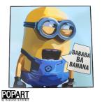アートフレーム ミニオン ケヴィン 送料無料 KEETATAT SITTHIKET MINION 怪盗グルー 映画 USJ ポップアートフレーム