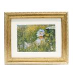 モネ ラプレリー 名画 アートフレーム インテリア 壁掛け 絵画 アート MW-02405 額入り ミュージアムシリーズ おしゃれ 上品 24×2
