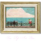 ユーパワー Sam Toft サムトフト アートフレーム ポテチのおこぼれ頂戴 st-05840 絵画 ギフト アート おしゃれ 北欧 インテリア