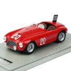 テクノモデル 1/18スケール フェラーリ 166MM スパ24時間 1949 優勝車 #20 Lchinetti/J.Lucas レッド TM18-52C