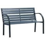  bench сад bench наружный для садовая мебель двор терраса балкон модный серый 112 cmmomi натуральное дерево 