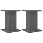 vidaXL растения подставка 2 pcs черный дуб 30