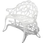 bench сад bench дождь . сильный наружный для садовая мебель двор терраса балкон модный 100cm aluminium литье белый 