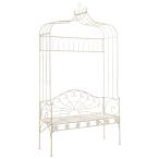  сад bench 122cm металлический античный белый 