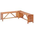  bench посадочная машина сад bench наружный для садовая мебель двор терраса балкон модный посадочная машина имеется 117x117x40cm Akashi a натуральное дерево 