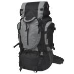 登山用リュック XXL 75L ブラック&グレー
