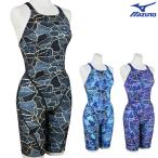 【店内商品3点以上でさらに3％OFFクーポン配布中】ミズノ MIZUNO 競泳水着 練習用水着 レディース エクサースーツ ハーフスーツ オールインワン EXER SUITS U-Fit 競泳練習水着 2026年春夏モデル N2MGD785