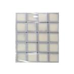  разрозненный кейс пластик производства хлопок ввод W40×D40×H17mm 20 штук ввод белый 