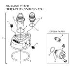 GReddy オイルブロック補修パーツ OIL BLOCK TYPE-B ASSY