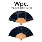 Wpc 扇子 男女兼用 ユニセックス サーフィン ペイズリー HAND FAN IN GIFT BOX Wpc. ワールドパーティー W124