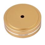  предотвращение скольжения резина долговечность аудио усилитель футов накладка, aluminium сплав динамик футов накладка,HIFI плеер. повседневный использование (Golden)