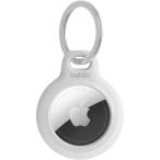 Belkin AirTag ケース キーホルダー リフレクター付き ホワイト MSC003btWH