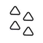 wumio треугольник kalabina чёрный 4 шт. комплект 1 сторона 4.2cm аксессуары kalabina крюк мелкие вещи брелок для ключа уличный сумка ремень a