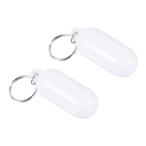 PATIKIL плавающий брелок для ключа пластиковый 2 шт морской se- кольцо цепочка для ключей отходит сила. есть брелок для ключа лодка уличный спортивный 