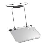 サンワダイレクト 車載テーブル ハンドル/ヘッドレスト取付 13型ノートPC対応 幅33×奥行27cm 角度・高さ調節 100-014