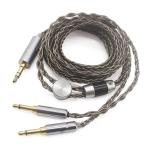 Youkamoo 3.5mm наушники кабель la- наушники серебряный металлизированный класть взамен аудио выше комплектация кабель для for AH - D6