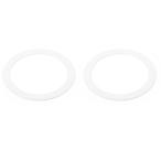 PATIKIL metal g-f отделка кольцо 2 штук входит 96mm OD 76mm ID круглый изоляция кольцо type встроен type лампа затенитель от солнца 