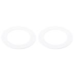 PATIKIL metal g-f отделка кольцо 2 штук входит 96mm OD 66mm ID круглый изоляция кольцо type встроен type лампа затенитель от солнца 