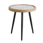  восток лошадь tohma боковой стол ширина 50 см натуральный ротанг style ротанг steel ножек lizonea354191