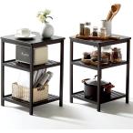 IBOOHOME прикроватный стол 2 шт. комплект бамбук производства боковой стол ночной столик 3 уровень боковой стол диван боковой стол living te