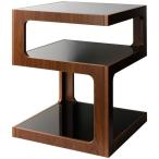 .. завод боковой стол ARCA ширина 40× глубина 40× высота 52.5cm Brown 3 уровень стекло настольный ST-403 BR