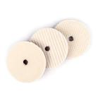 marushin ウールバフ 150mm 3点   細目 中目 粗目 洗車 コーティング 磨き ポリッシャー  1 細目中目粗目