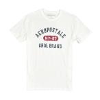 エアロポステール AEROPOSTALE メンズ Men's 半袖 Tシャツ Aeropostale NY-87 Logo Graphic Tee ホワイト