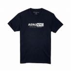 エアロポステール AEROPOSTALE メンズ Men's 半袖 Tシャツ Aero NYC Box Logo Appliqu? Graphic Tee ブラック Black