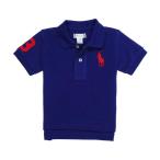 ポロラルフローレン POLO RALPH LAUREN ベビー 男の子 ポロシャツ Cotton Mesh Polo Shirt ブルー系 Royal American (6M)