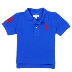 ラルフローレン RALPH LAUREN ベビー 男の子 ポロシャツ Cotton Mesh Polo Shirt ブルー サターン Blue Saturn