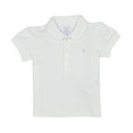 ショッピングクリアランス価格 ラルフローレン RALPH LAUREN ベビー 女の子 半袖 ポロシャツ Cottn Interrock Polo ホワイト White