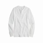 ジェイクルー J.crew メンズ Men's 長袖 ヘンリーシャツ Broken in Henley ホワイト White