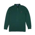 ショッピングラルフローレン ポロシャツ ポロ ラルフローレン POLO RALPH LAUREN メンズ Men's 長袖 ポロシャツ Custom Slim Long-Sleeve Polo カレッジ グリーン College Green