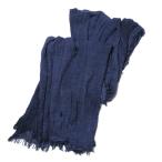 (ポロ ラルフローレン)POLO RALPH LAUREN マフラー スカーフ Crinkled Cotton Scarf ネイビー Beach Navy
