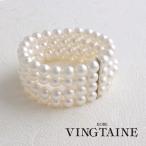 Yahoo! Yahoo!ショッピング(ヤフー ショッピング)4連パールブレス B14-6 レディース かわいい 大人っぽい ヴァンテーヌ