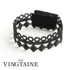 Yahoo! Yahoo!ショッピング(ヤフー ショッピング)ブレスレット　レース　ブラック　レースアクセサリーB4056 レディース かわいい 大人っぽい ヴァンテーヌ